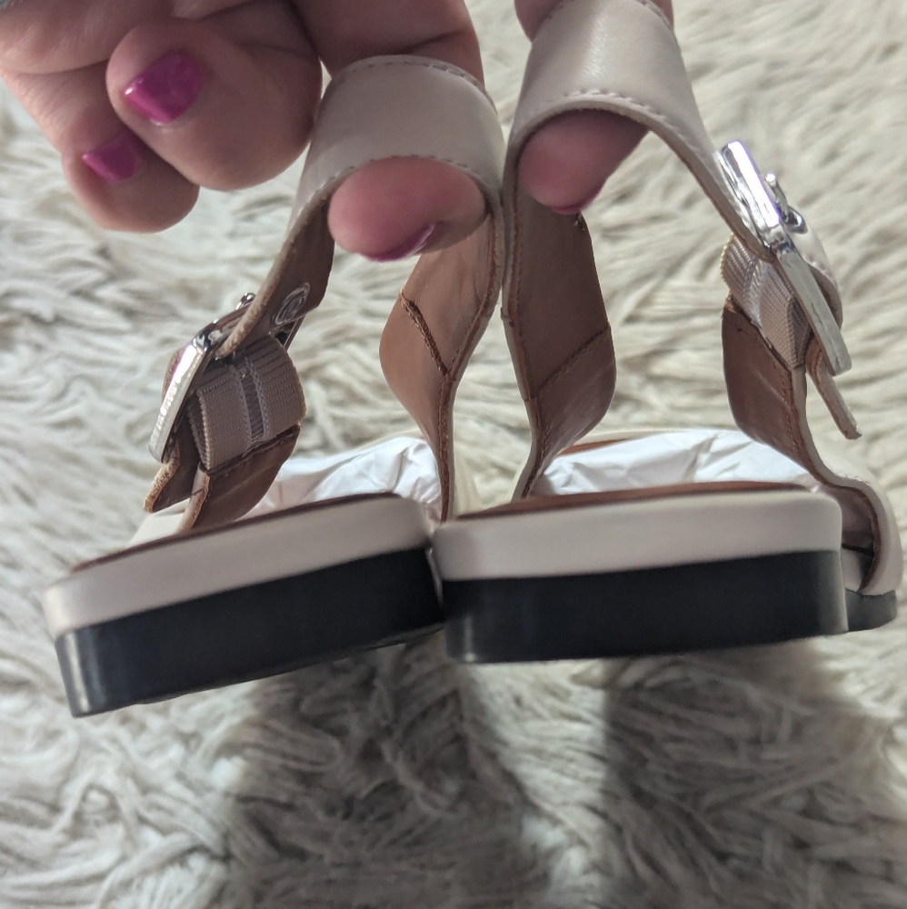 NWOT Vagabond Wioletta Leather Slingback Ballet Flat in Off White - Picture 9 of 11